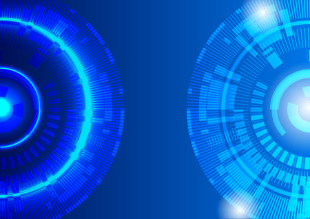 Abstract technology blue background. Vector illustration for your business design. EPS10のイラスト素材