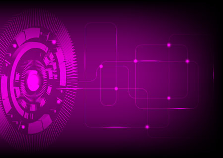 abstract futuristic circuit high computer technology business background, vector illustration.のイラスト素材