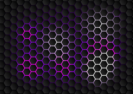 Hexagon background. Honeycomb pattern. Hexagon background.のイラスト素材