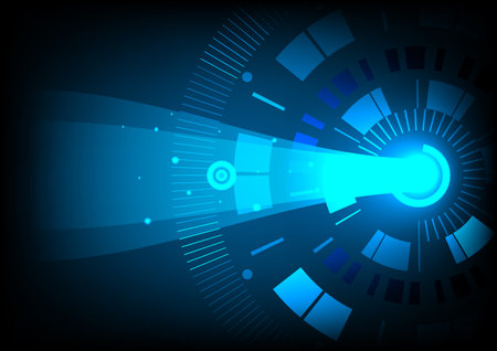 abstract futuristic technology background, vector illustration eps10 graphic designのイラスト素材
