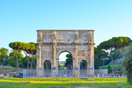 Arch of Constantine in Rome, Italy. Arco di Costantino.