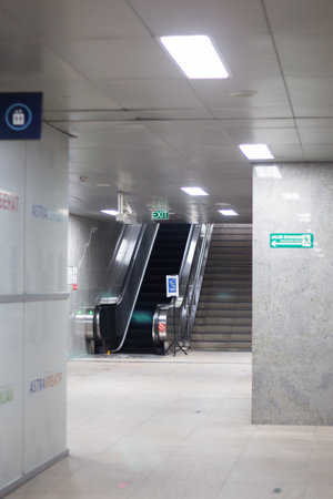 The MRT station in Sudirman with clean facilities is commonly used by workers in the Sudirman area,...