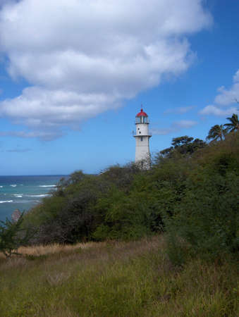 Devil's Head Lighthouse, Hawaiiの写真素材