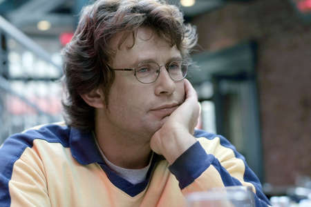 Handsome man thinkingの写真素材