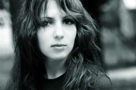 Beautiful teenage girlの写真素材