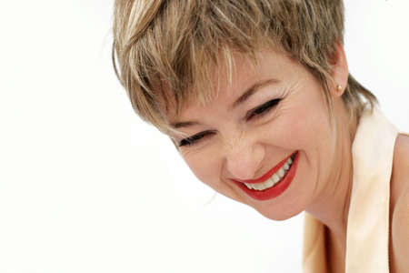 Happy laughing woman