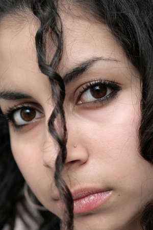 Beautiful middle eastern teenage girl