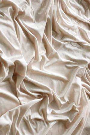 Wrinkled velvet fabricの写真素材