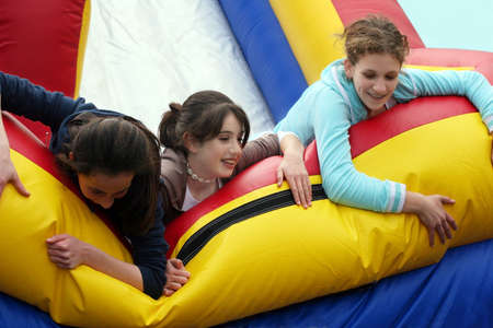 Girls having fun