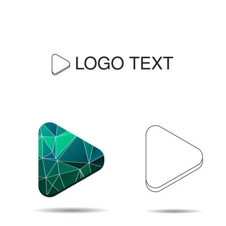Vector play icon or logoのイラスト素材