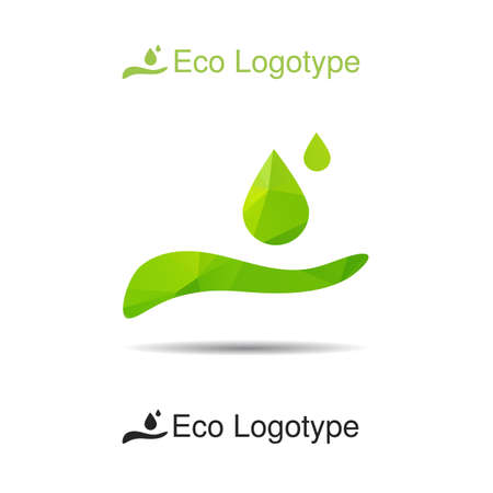 ecology logotypeのイラスト素材