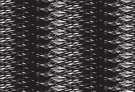 Hand drawn seamless pattern, scribble style. Vectorのイラスト素材