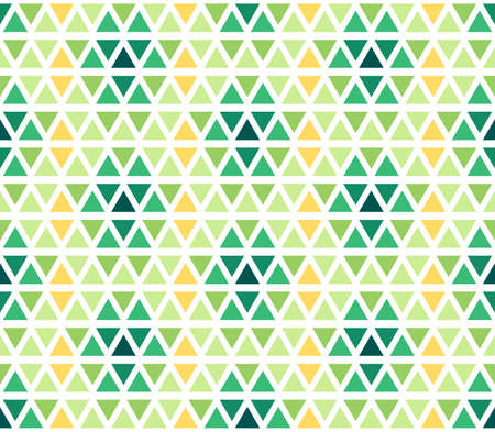 Seamless triangle geometric pattern. Retro ornament for textile and print. Vectorのイラスト素材
