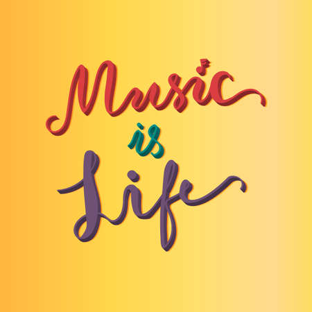 Vintage World Music Day Lettering for Banner and Badge. Sticker, Poster, Card Design Template. Vectorのイラスト素材