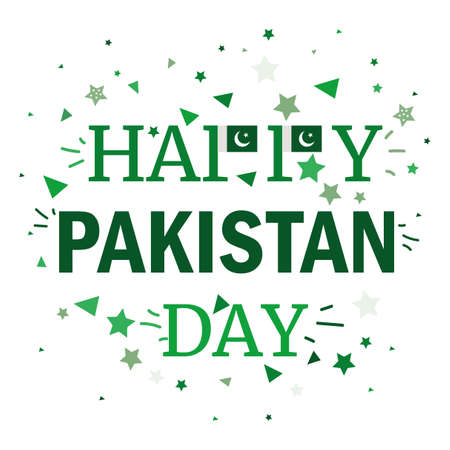 Pakistan Independence Dayのイラスト素材