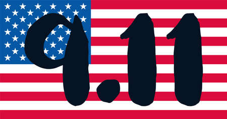 Patriot Day banner.のイラスト素材