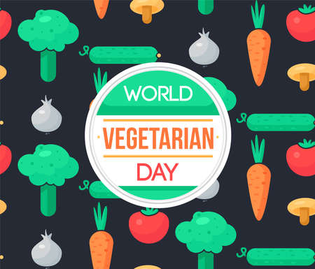 World Vegetarian Dayのイラスト素材