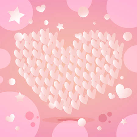 Nice Stylish Valentine Day Illustrationのイラスト素材