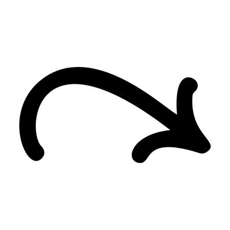 Bow arrow hand drawn illustration. Archery symbol, arrowhead isolated on white backgroundのイラスト素材