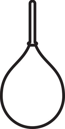 Enema tool for health medical treatment vector. Medicine health equipment for gastrointestinal illness patient healthy therapy. Doctor and nurse appliance flat cartoon illustrationのイラスト素材