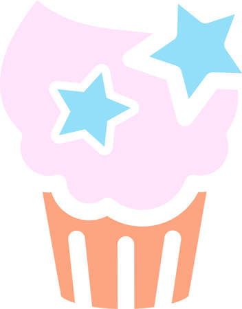 Bakery and cake vector icon. Candy, sweet food symbolのイラスト素材