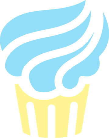 Bakery and cake vector icon. Candy, sweet food symbolのイラスト素材