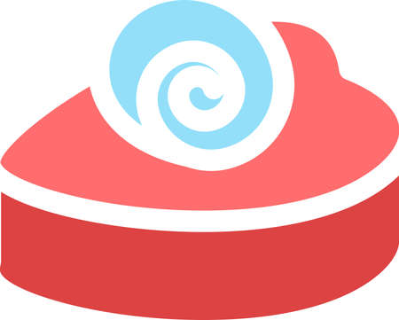 Bakery and cake vector icon. Candy, sweet food symbol
