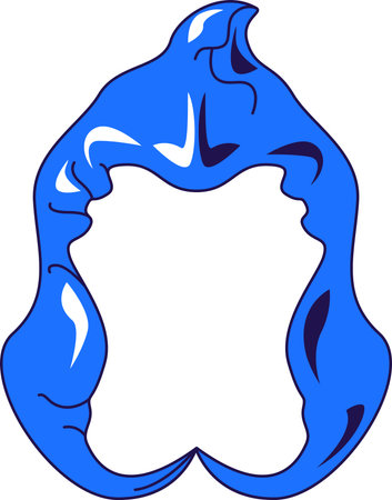 Mage Sorcerer Medieval Fabric Hood Headdressのイラスト素材