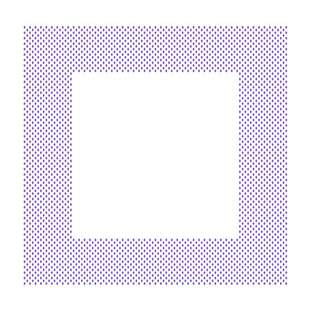 Minimalistic style texture square element. Editable vector template for card, invitation, social media post, poster, mobile app, web ad. Simple colorful vector isolated on white backgroundのイラスト素材