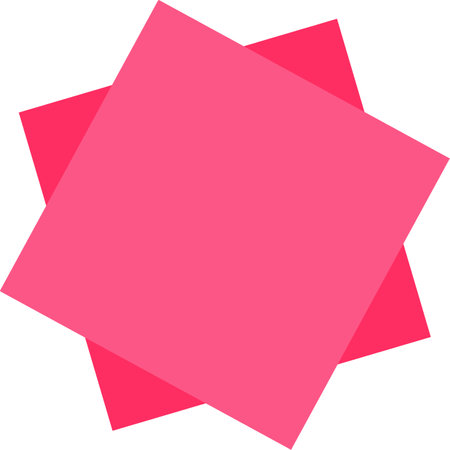 Abstract Geometric Pink Overlay Square Backgroundのイラスト素材