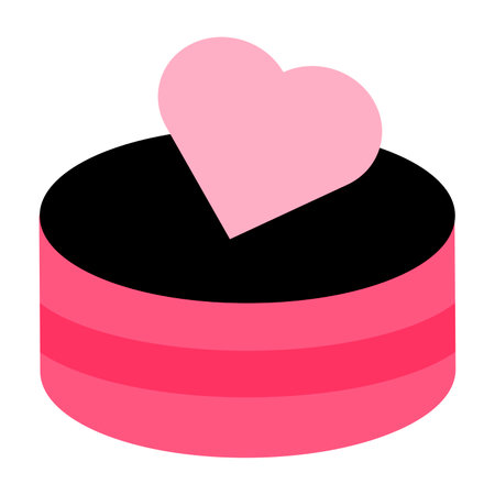 Cake sweet dessert for lovely couple icon vectorのイラスト素材