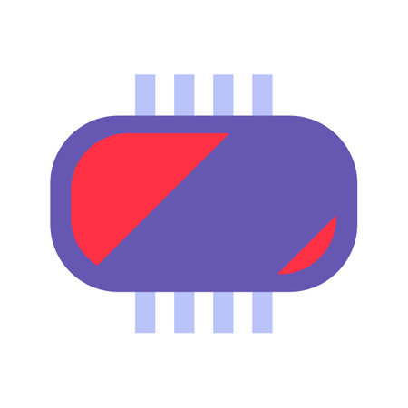 AI scheme. High precision electronic product, abstract techno element for modern and retro...