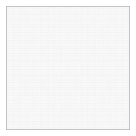 Square sheet with fine grid markings for drawing. Simple black and white vector isolated on white backgroundのイラスト素材