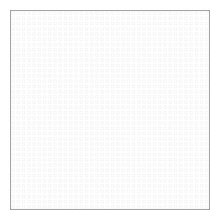 Square sheet with fine grid markings for drawing. Simple black and white vector isolated on white backgroundのイラスト素材