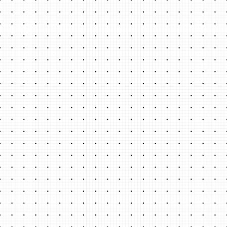 Square sheet with fine grid markings for drawing. Simple black and white vector isolated on white backgroundのイラスト素材