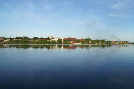 View of the city Kostroma across the Volgaの写真素材