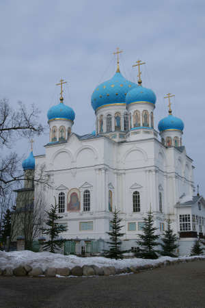Orthodox cathedral in the monastery of St. Abraham under Chuhlomaの写真素材