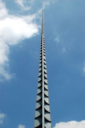 Poland, Wroclaw's famous spire in city center. Symbol of the city.の写真素材