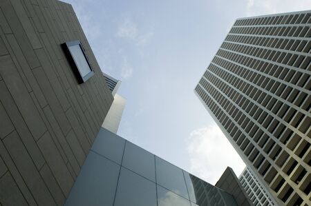 Hong Kong Island - city center with modern skyscrapers, office buildings, of Asian business city.