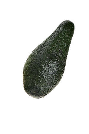 Avocado fruit isolated over white background.