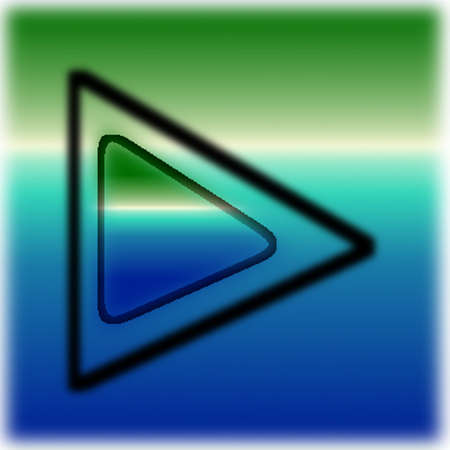 play button or arrowの写真素材