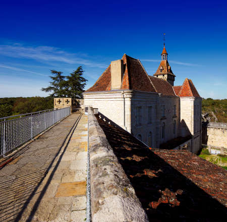 The Rocamadour monastery in the Lot department in south-western France, Word Heritage of Unescoのeditorial素材