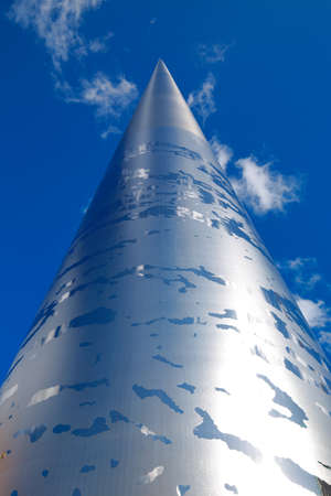 The Spire of Dublin also known as Spike is a large, 121.2 metres tall stainless steel pin-like monument located on the O'Connell Street in Dublin, Irelandのeditorial素材