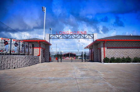 Empty baseball Fieldのeditorial素材