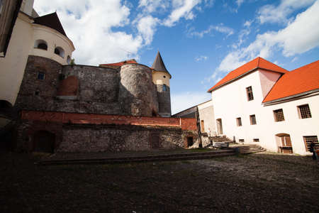 Mukacheve - Ukraine, JULY 26, 2009: Palanok Castle XI century, Transcarpathians regionのeditorial素材