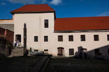 Mukacheve - Ukraine, JULY 26, 2009: Palanok Castle XI century, Transcarpathians region