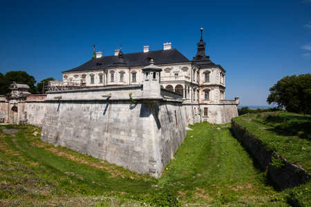 Old palace castle in Pidhirci was build in 1635-1640 by Stanislav Koniecpolski , Lviv region, Ukraineのeditorial素材