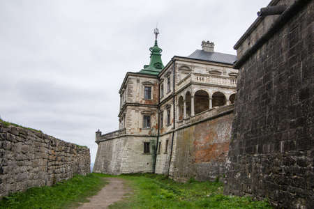 Old palace castle in Pidhirci was build in 1635-1640 by Stanislav Koniecpolski , Lviv region, Ukraineのeditorial素材