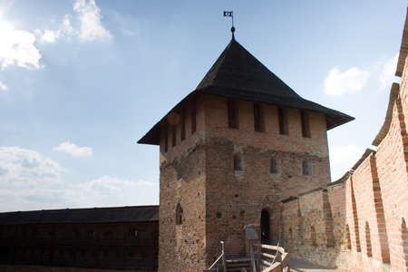 View of Lubart Castle or Lutsk High Castle - Ukraineのeditorial素材