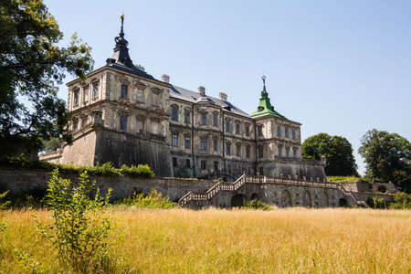 Pidhirci, Ukraine - JULY 23 2009: Old palace castle in Pidhirci was build in 1635-1640 by Stanislav Koniecpolski , Lviv region, Ukraineのeditorial素材